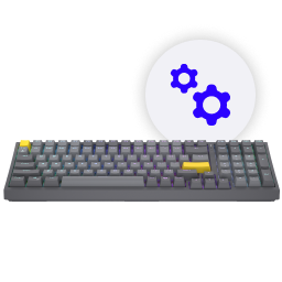 keyboard grey