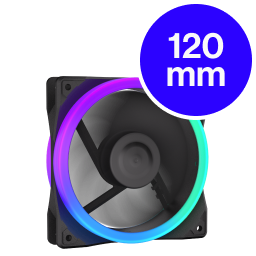 Front View fan ARGB 120 mm