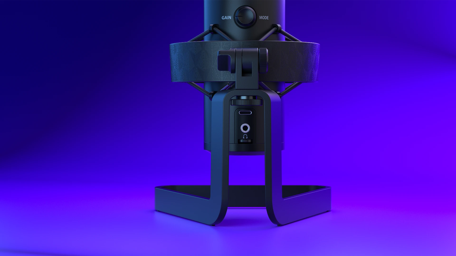 ENDORFY AXIS Streaming EY1B006-Microphone-Back View Stand
