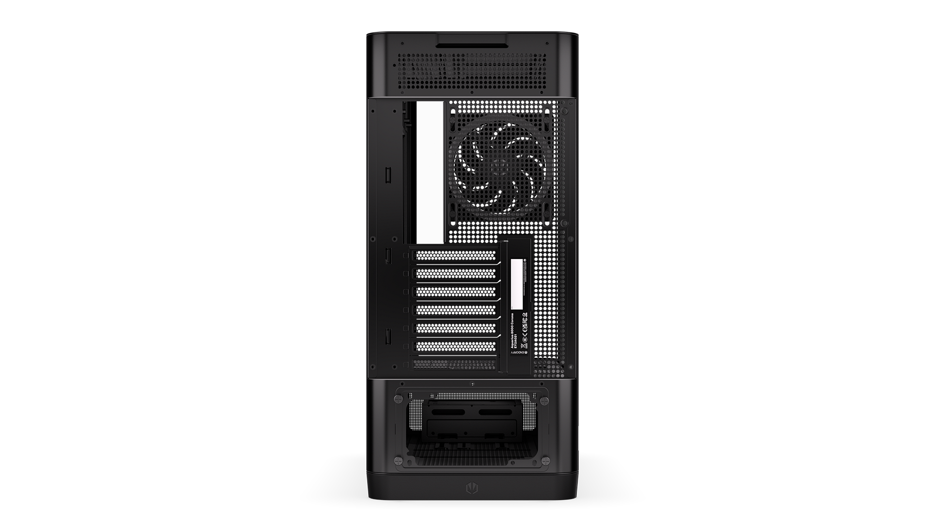 ENDORFY Aquarius 8000 Corona EY2A021-PC Case Back View Removed Panel