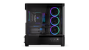 ENDORFY Aquarius 8000 Corona EY2A021-PC Case Left View Glass Panel Inside Fans Components ARGB