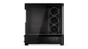 ENDORFY Aquarius 8000 Corona EY2A021-PC Case Left View Glass Panel Inside Fans