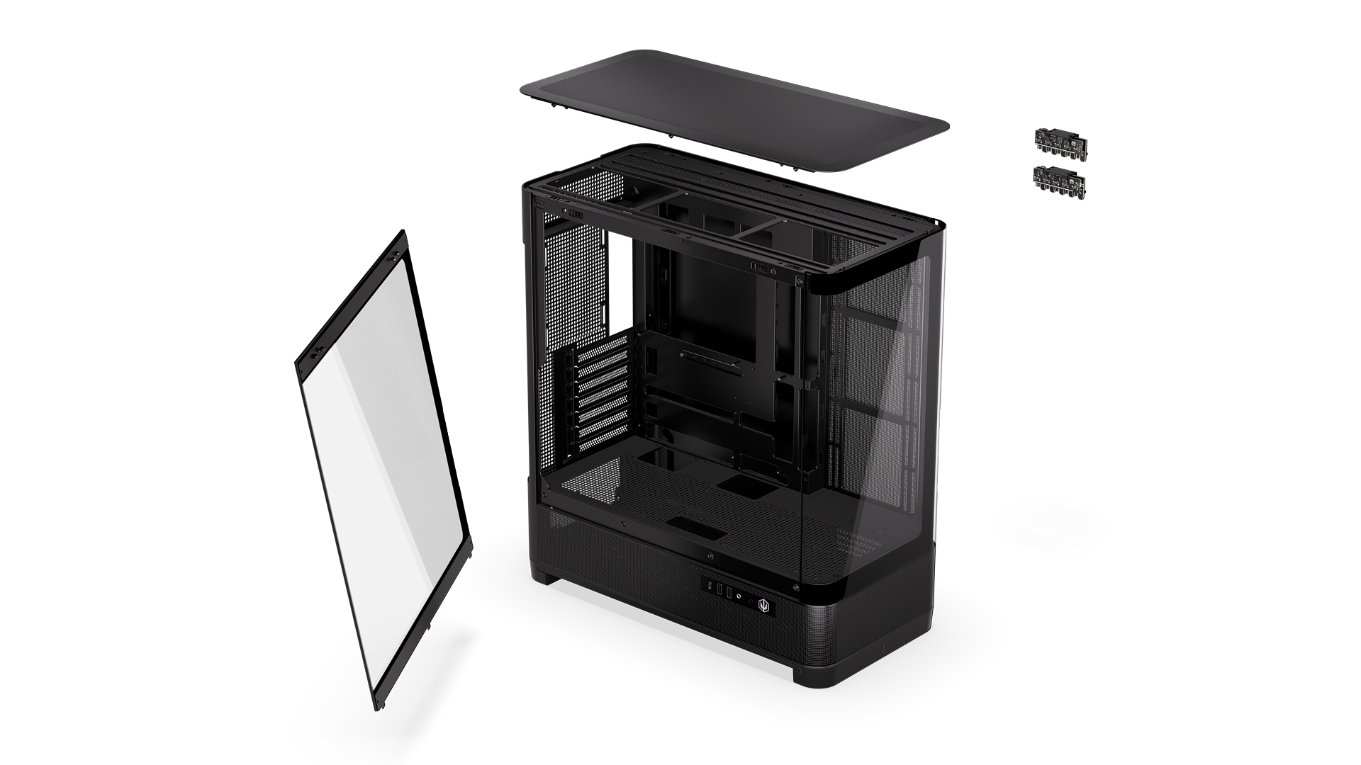 ENDORFY Aquarius 8000 Flex EY2A022-PC Case Explode View Black Components