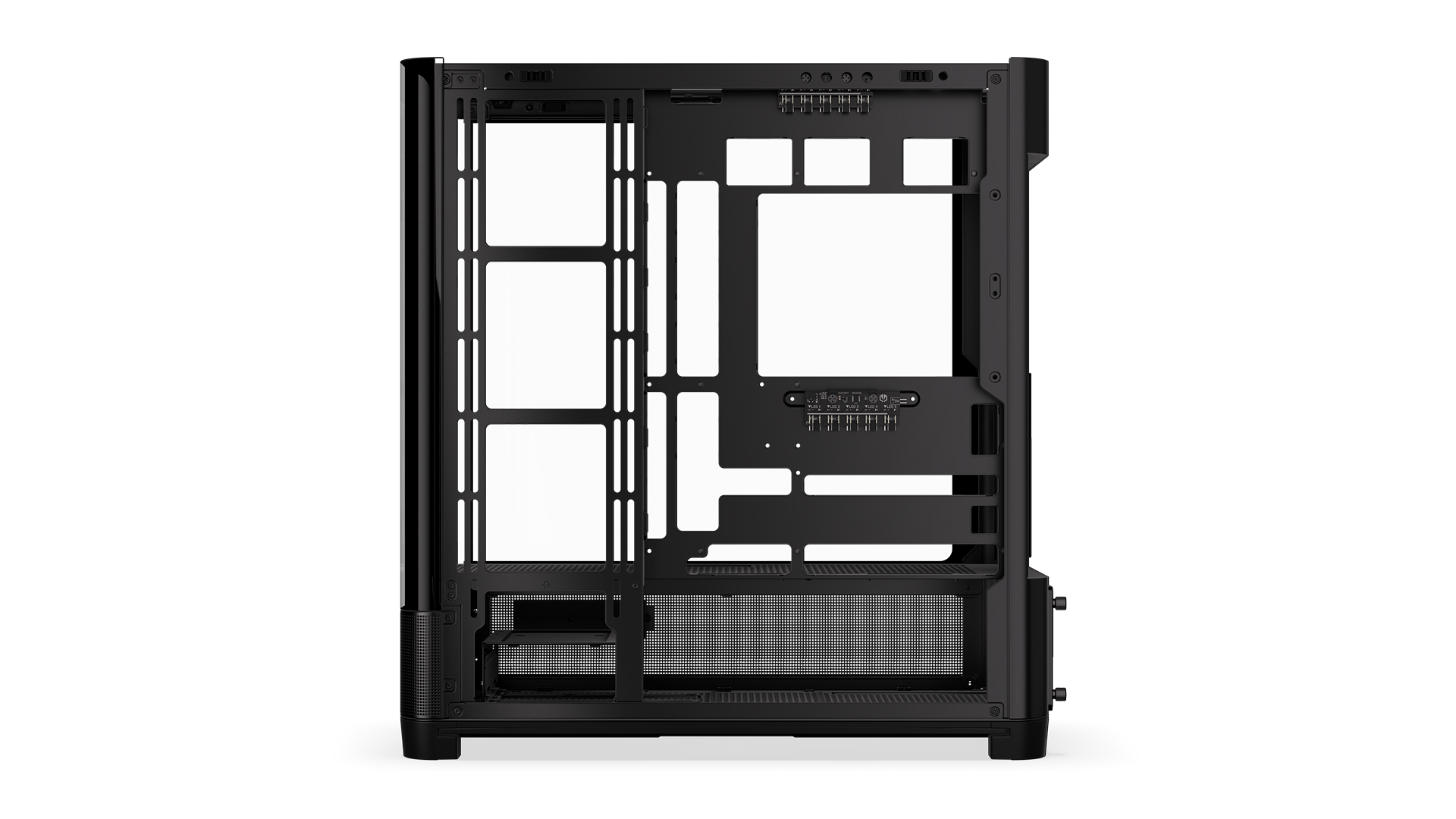 ENDORFY Aquarius 8000 Flex EY2A022-PC Case Right View Panel Removed Panel Empty Interior