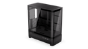 ENDORFY Aquarius 8000 Flex EY2A022-PC Case Top Front Left View Glass Panel I/O Panel Inside Empty Interior