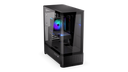 ENDORFY Aquarius 8000 Flex EY2A022-PC Case Top Front Left View Glass Panel Inside Cooling ARGB