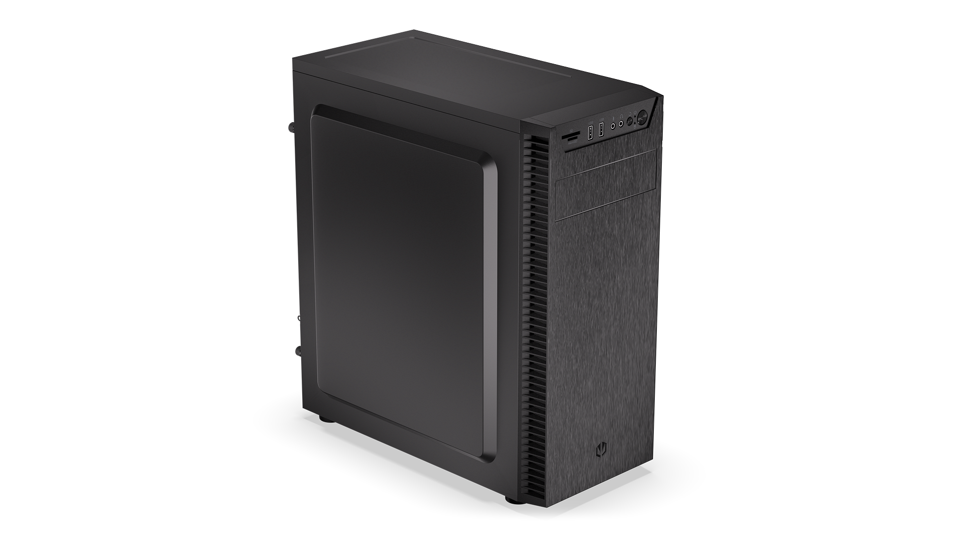 ENDORFY Armis 100 Solid EY2A015 PC Case Top Left Side Angle Closed View