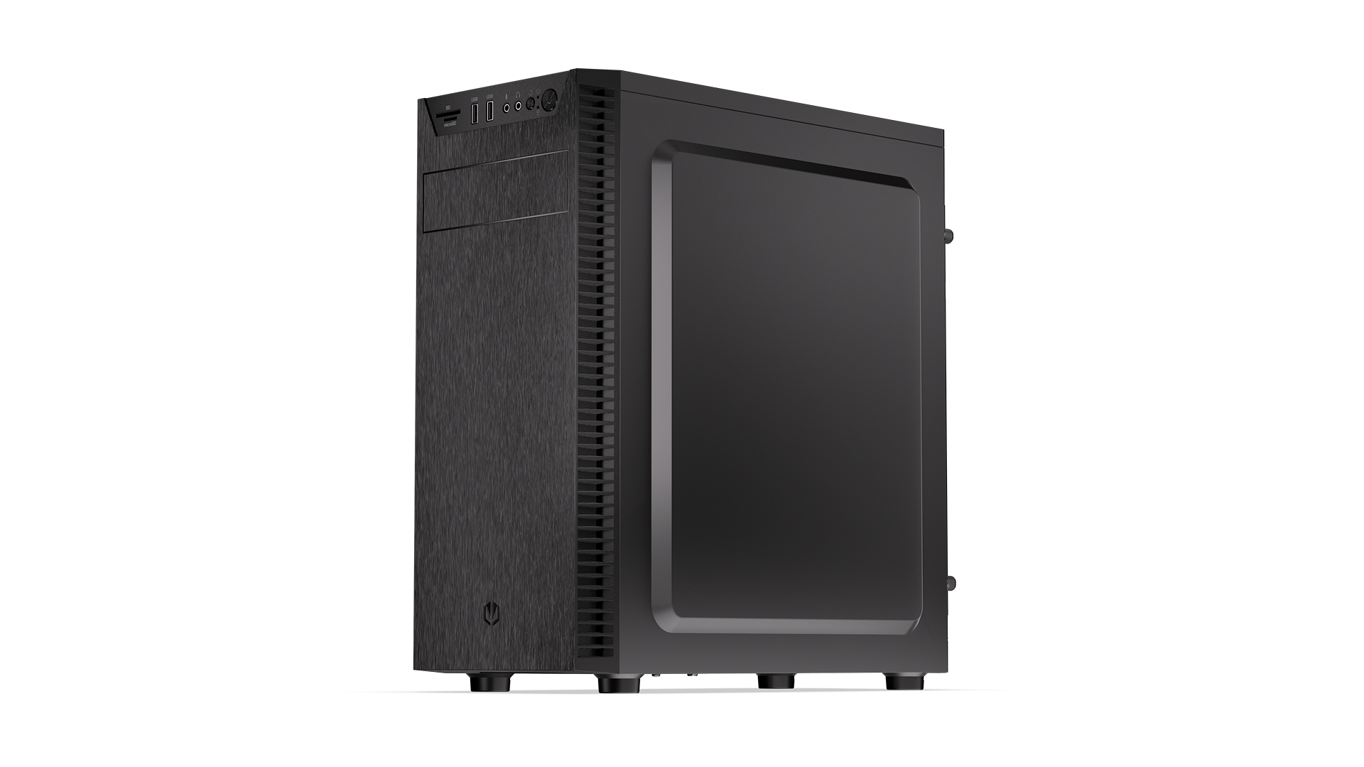 ENDORFY Armis 100 Solid EY2A015 PC Case Right Side Angle Closed View