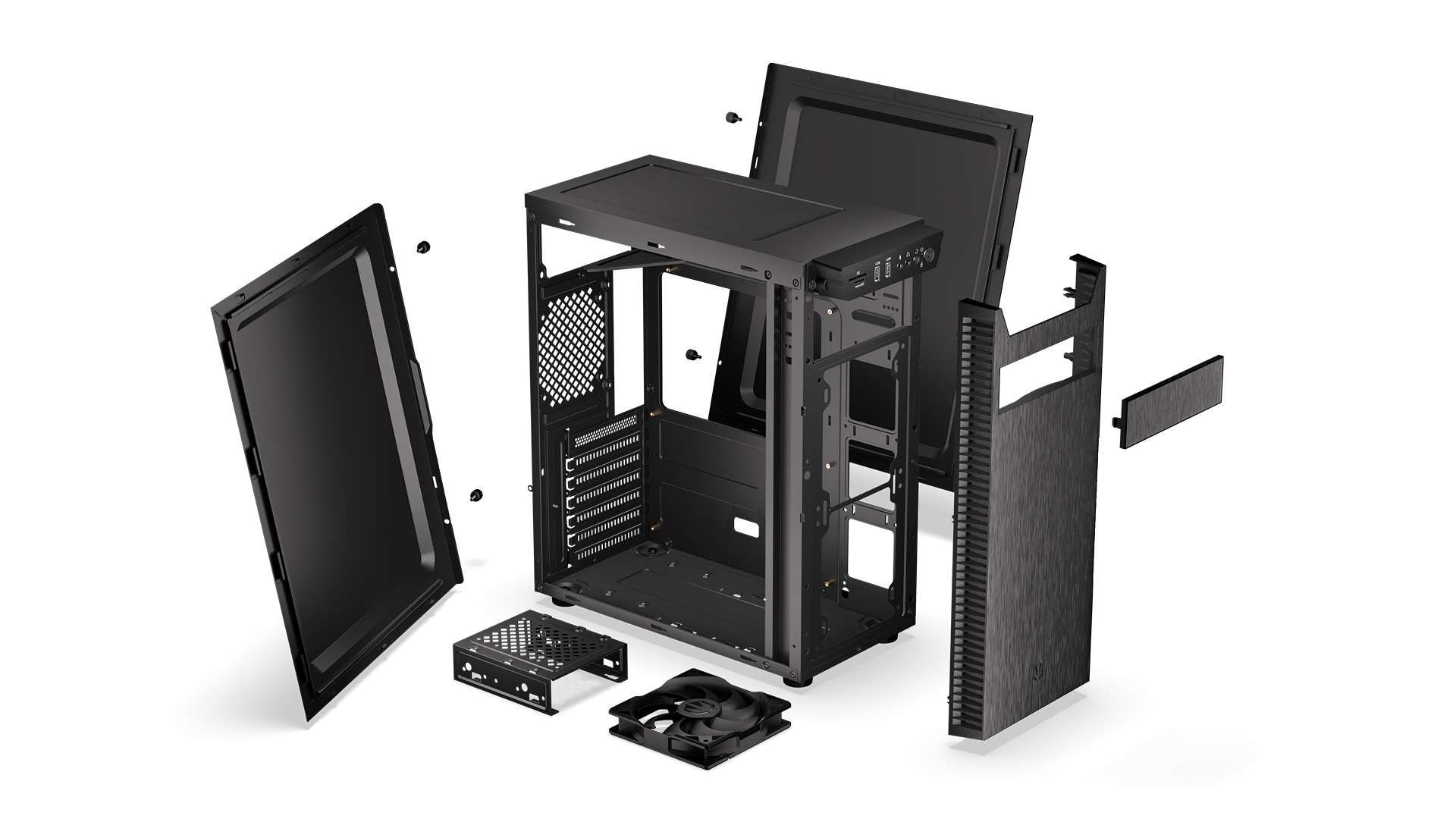 ENDORFY Armis 100 Solid EY2A015 PC Case Detailed Explode View