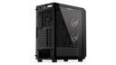 ENDORFY Arx 500 Air EY2A010-PC Case Back Left View Rear Removed Panel Glass Panel Side