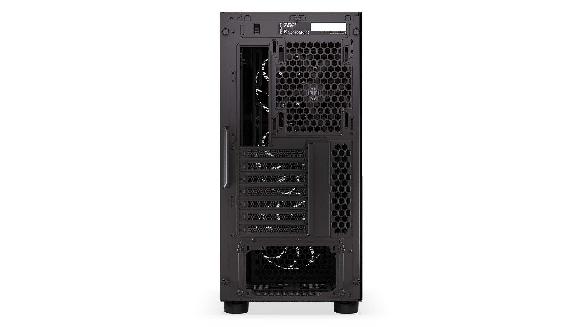 ENDORFY Arx 500 Air EY2A010-PC Case Back View Removed Panel