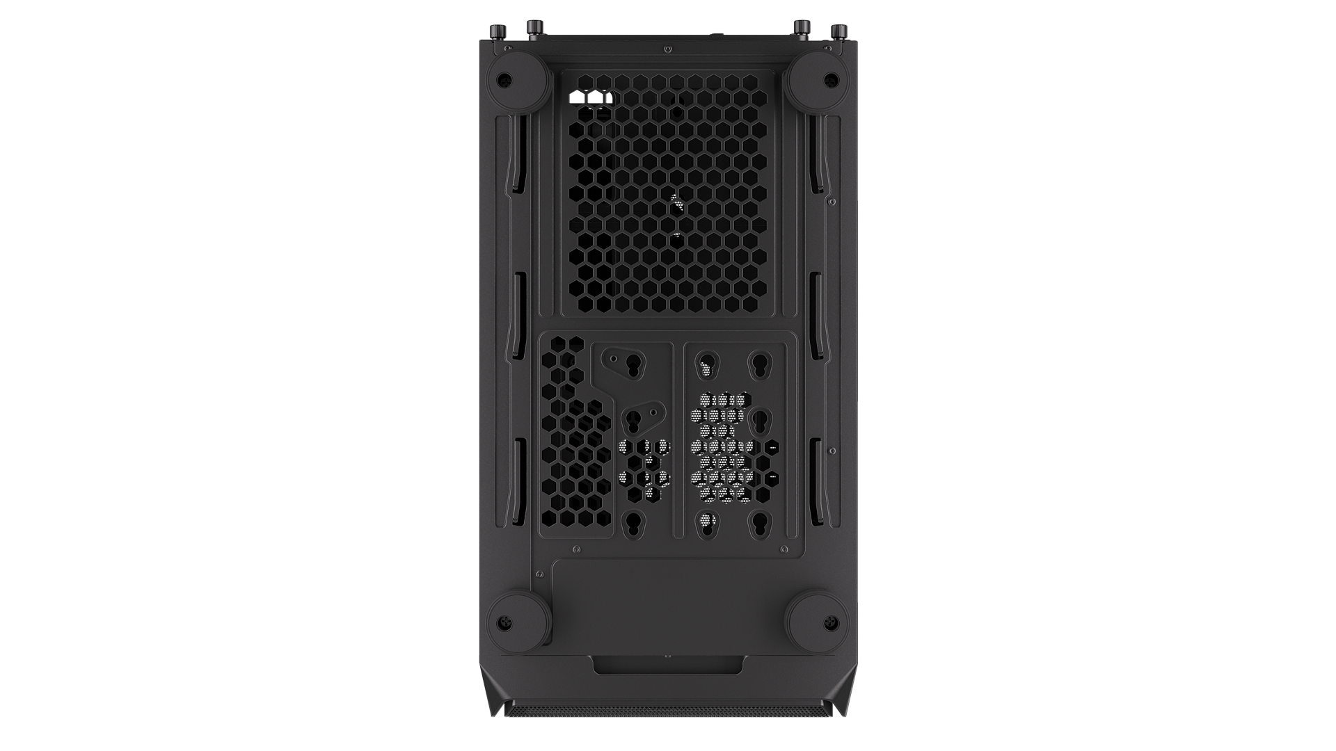 ENDORFY Arx 500 Air EY2A010-PC Case Bottom View Removed Panel
