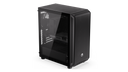 ENDORFY Arx 500 Air EY2A010-PC Case Top Front Left View Glass Panel Inside Components