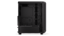 ENDORFY Arx 500 Core EY2A016-PC Case Left View Without Glass Black Panel Inside Empty Interior
