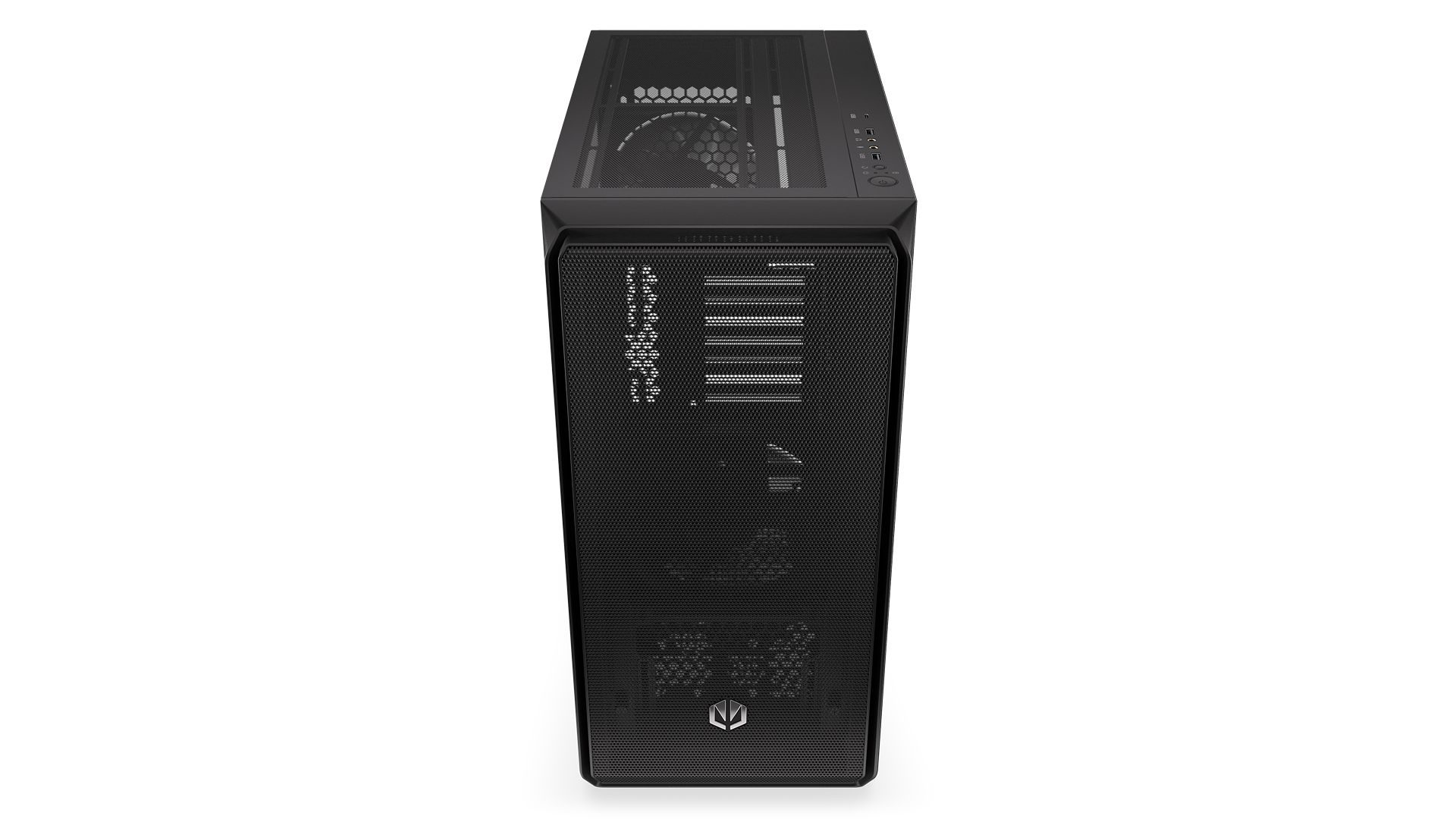 ENDORFY Arx 500 Core EY2A016-PC Case Top Front View IO Panel Logo ENDORFY