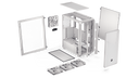 ENDORFY Arx 500 White ARGB EY2A018-PC Case Disassembled White Case Components