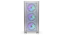 ENDORFY Arx 500 White ARGB EY2A018-PC Case Logo ENDORFY View Front Three Illuminated Fans