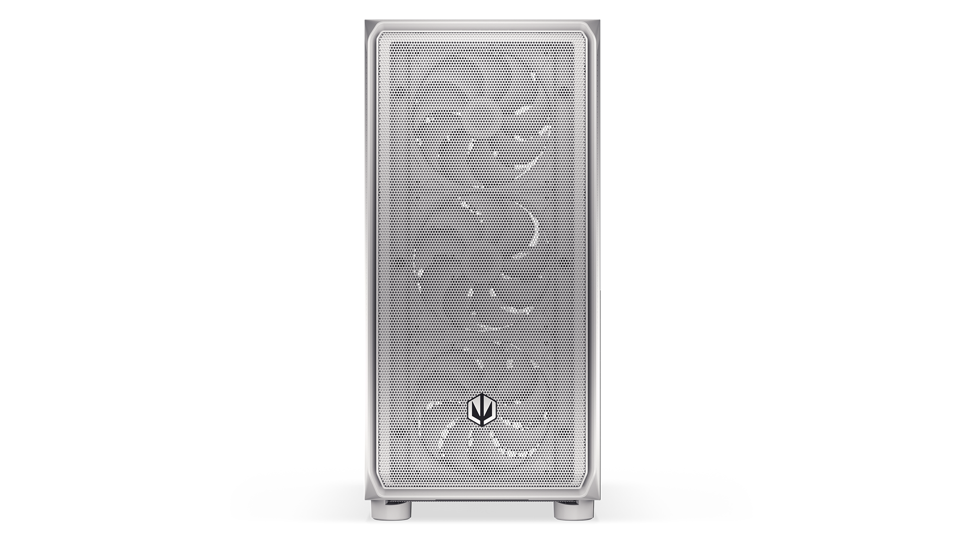 ENDORFY Arx 500 White ARGB EY2A018-PC Case Logo ENDORFY View Front Three White Fans