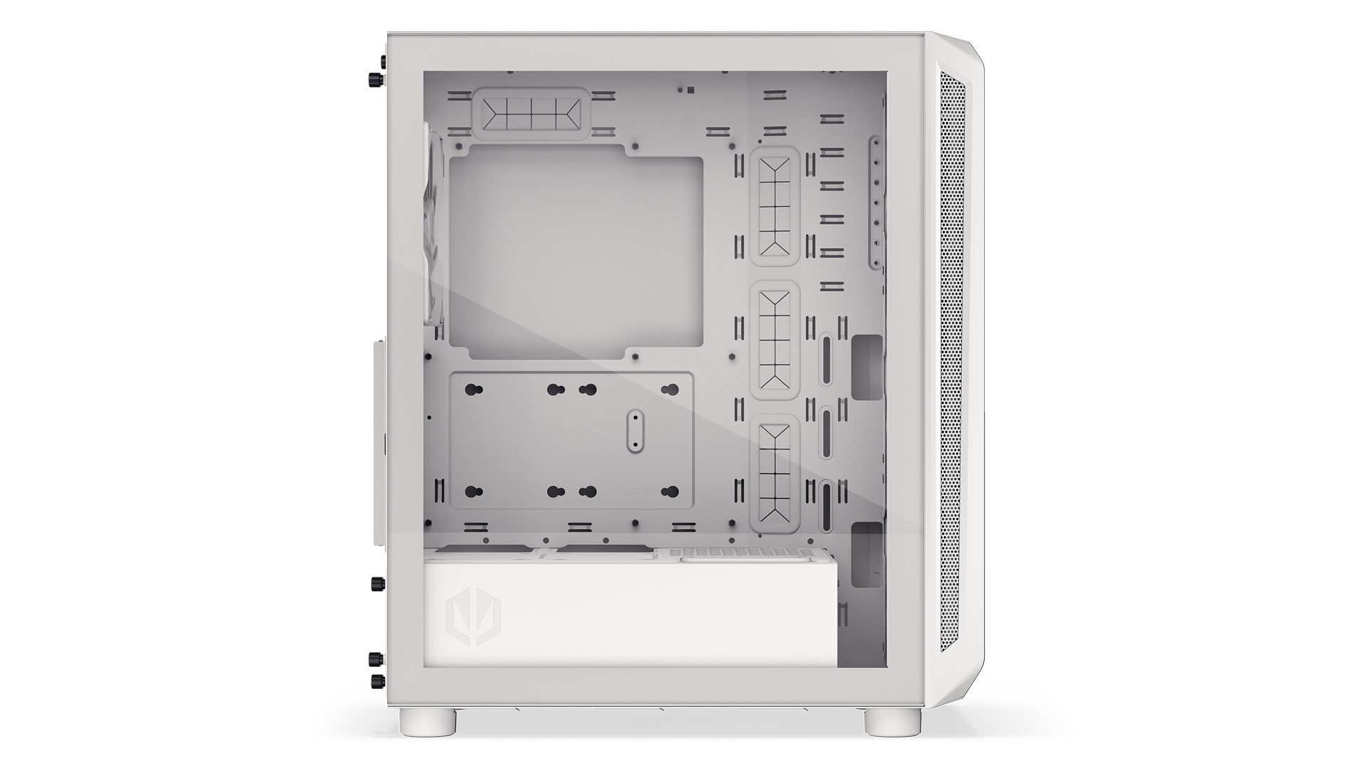ENDORFY Arx 500 White ARGB EY2A018-PC Case Right View Empty White