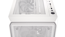 ENDORFY Arx 500 White ARGB EY2A018-PC Case Top View IO Panel With USB C 3.2 Gen 2 Port USB A Ports Audio Jacks