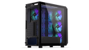 ENDORFY Arx 700 ARGB EY2A013-PC Case Left Back View Glass Panel Four Fans ARGB