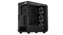 ENDORFY Arx 700 ARGB EY2A013-PC Case Left View Back Removed Glass Panel Inside Four Fans