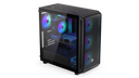 ENDORFY Arx 700 ARGB EY2A013 PC-Case Left View Glass Panel Inside Inscription ENDORFY
