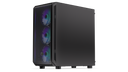 ENDORFY Arx 700 ARGB EY2A013 -PC Case Right View Black Panel Three Fans ARGB