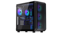 ENDORFY Arx 700 ARGB EY2A013 -PC Case Side Left View Glass Panel Logo ENDORFY ARGB
