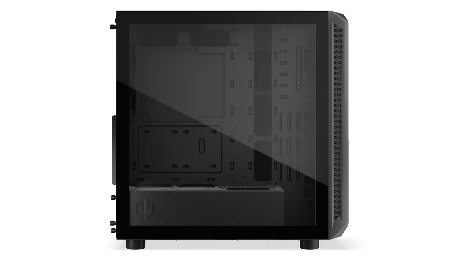 ENDORFY Arx 700 Air EY2A012 -PC Case Glass Panel View Side Empty Interior Logo ENDORFY