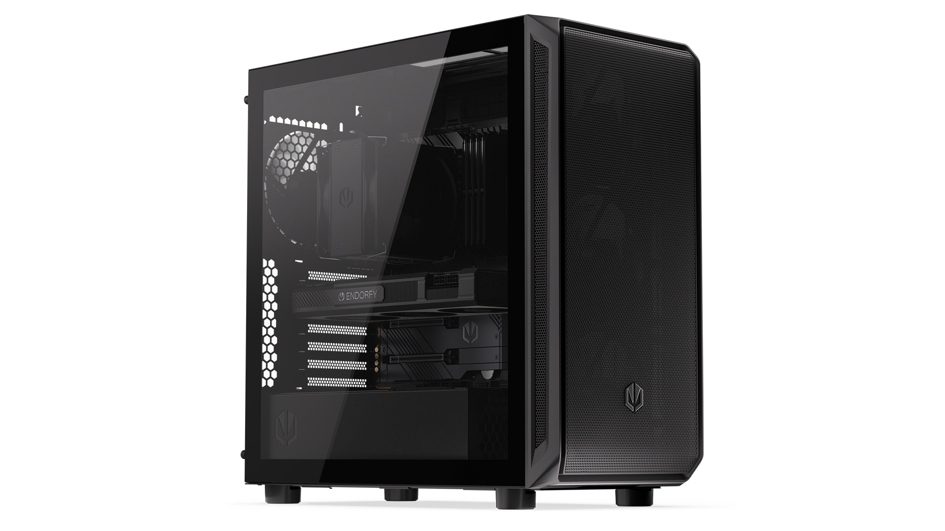 ENDORFY Arx 700 Air EY2A012-PC Case Side View Glass Panel Inside