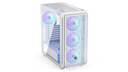 ENDORFY Arx 700 White ARGB EY2A017-PC Case Front Left View Fans ARGB White Case