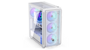 ENDORFY Arx 700 White ARGB EY2A017-PC Case Front Left View Fans ARGB
