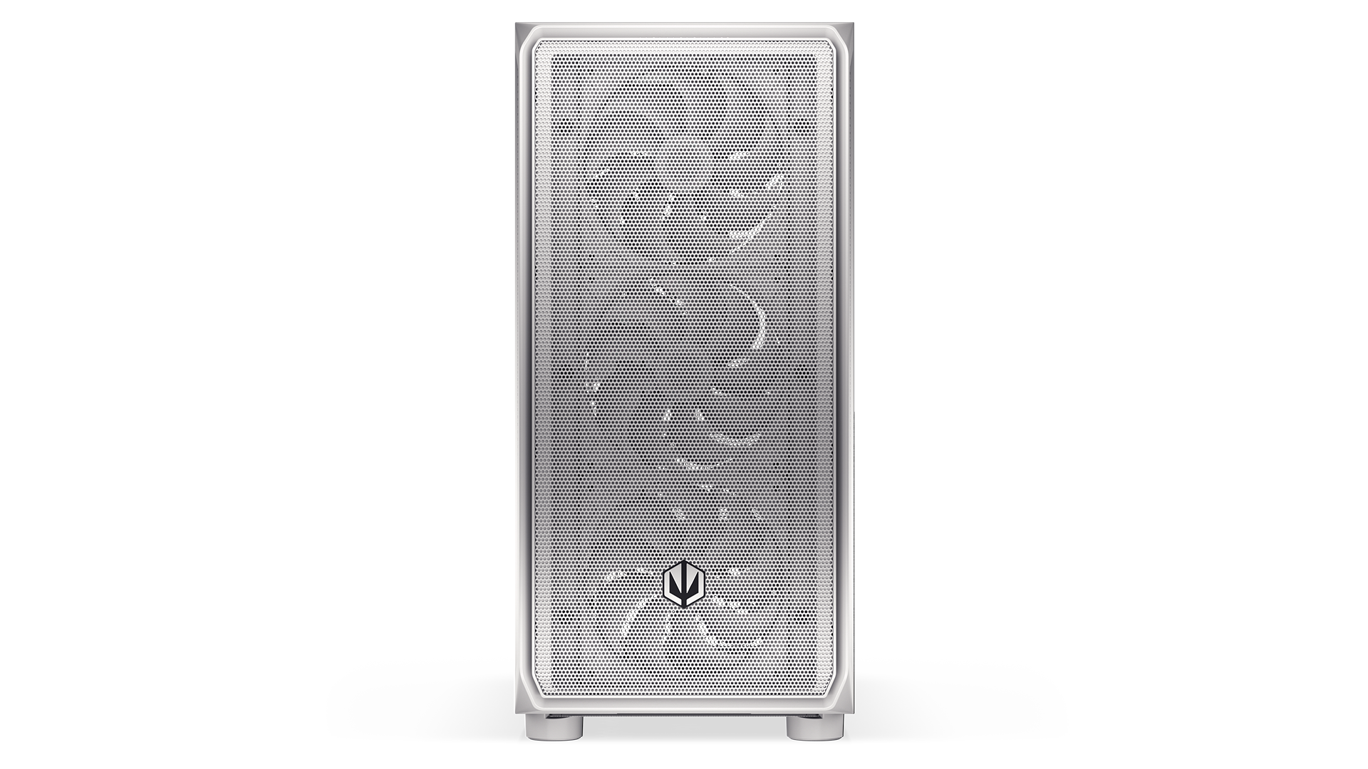 ENDORFY Arx 700 White ARGB EY2A017-PC Case Front View Three White Fans