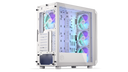 ENDORFY Arx 700 White ARGB EY2A017-PC Case Left Back View Glass Panel Four Fans ARGB