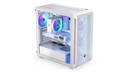 ENDORFY Arx 700 White ARGB EY2A017-PC Case Left View Glass Panel Inside Inscription ENDORFY