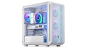 ENDORFY Arx 700 White ARGB EY2A017-PC Case Left View Glass Panel Logo ENDORFY ARGB