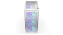 ENDORFY Arx 700 White ARGB EY2A017-PC Case Top Front View IO Panel Fans ARGB Logo ENDORFY