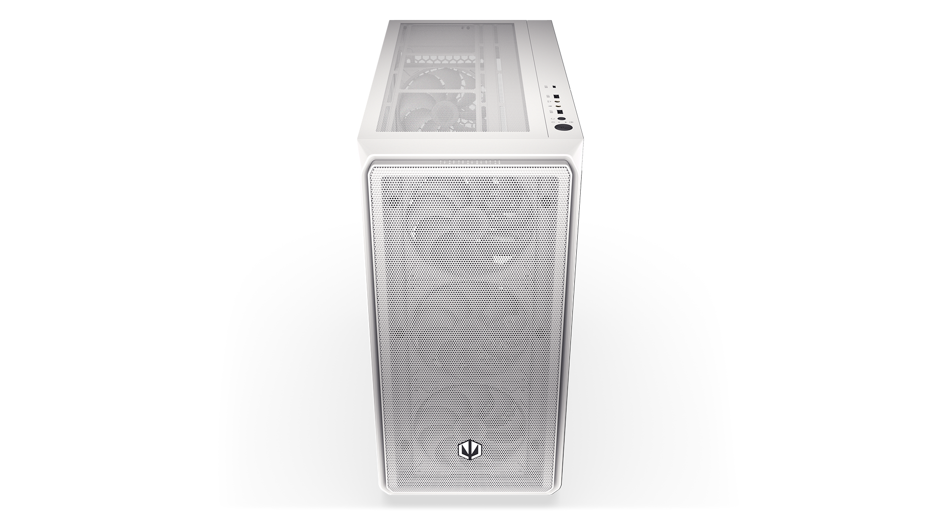 ENDORFY Arx 700 White ARGB EY2A017 -PC Case Top Front View IO Panel Fans Logo ENDORFY