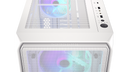 ENDORFY Arx 700 White ARGB EY2A017-PC Case Top View Fans ARGB IO Panel With USB C 3.2 Gen 2 Port USB A Ports Audio Jacks
