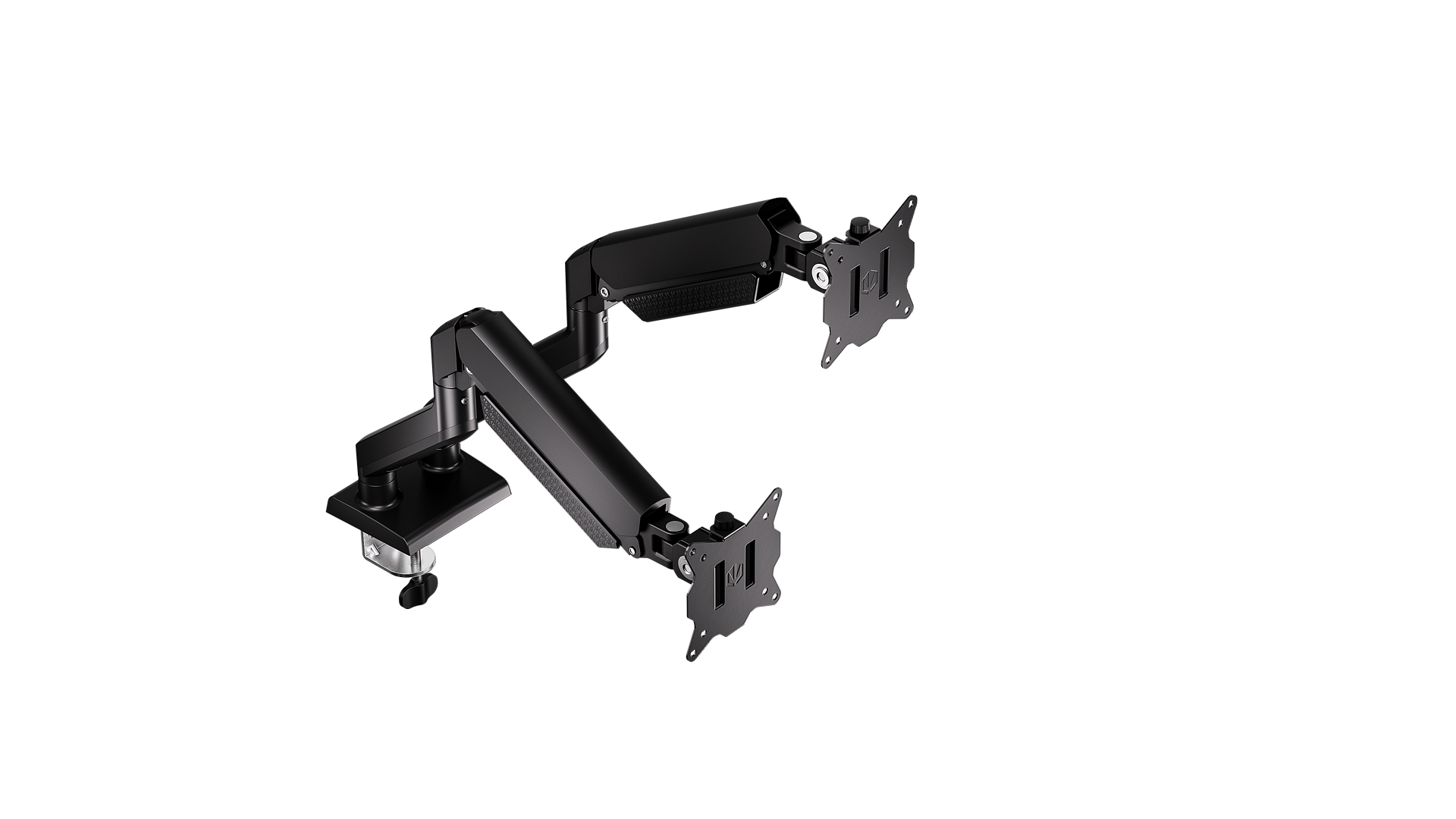 ENDORFY Atlas GS Double EY8F009 Display Mount Left View Two Mounts Black