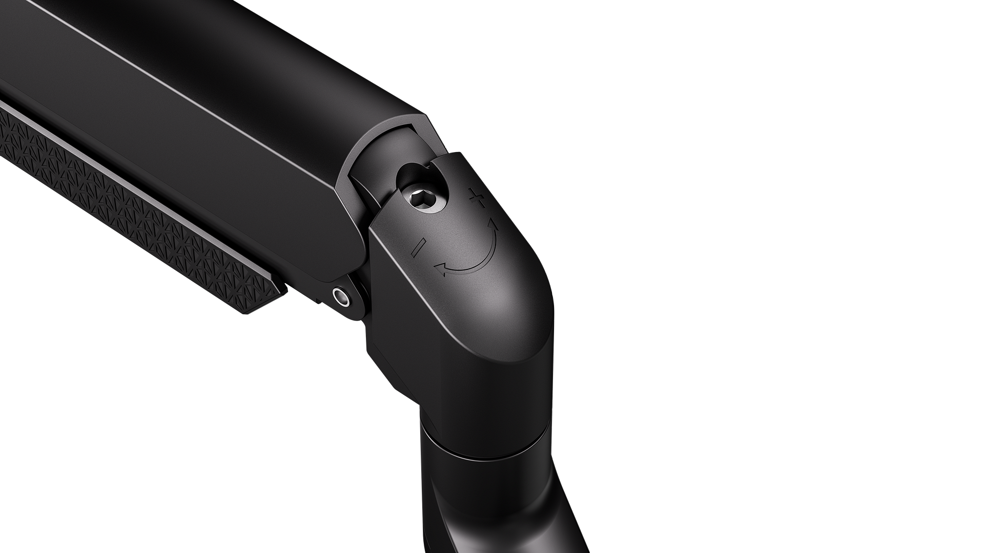 ENDORFY Atlas GS Double EY8F009 Monitor Arm Full Motion Mount Black Close View