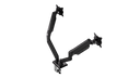 ENDORFY Atlas GS Double EY8F009 Monitor Double Arm Black Back Left Top View