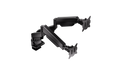 ENDORFY Atlas GS Pro Double EY8F007-Display Mount Top Left View Two Mounts Black