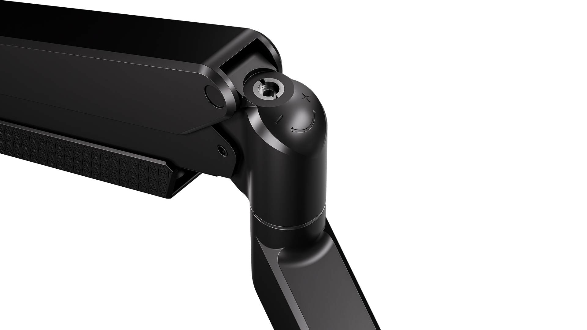 ENDORFY Atlas GS Pro Double EY8F007 Monitor Arm Full Motion Mount Black Close View