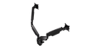 ENDORFY Atlas GS Pro Double EY8F007 Monitor Double Arm Black Back Left Top View Full Width