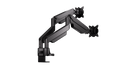 ENDORFY Atlas GS Pro Double EY8F007 Monitor Double Arm Black Back Left Top View