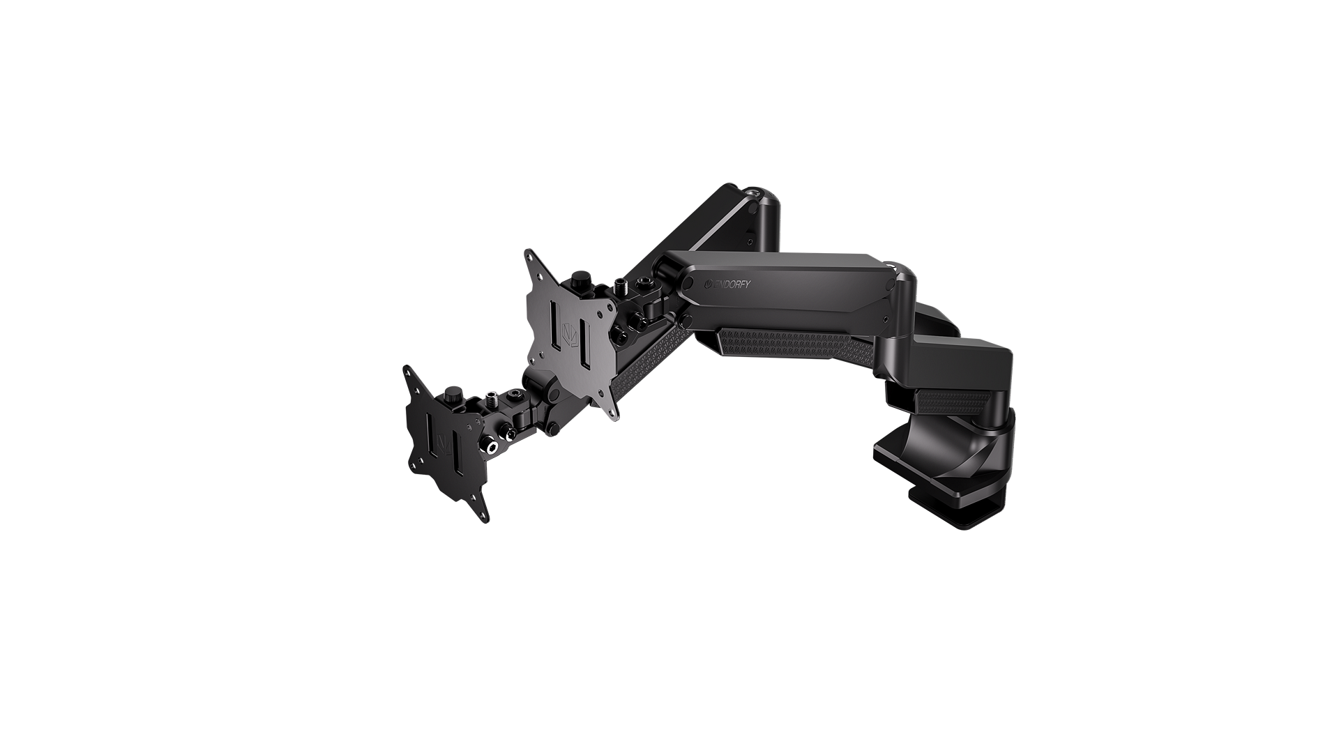 ENDORFY Atlas GS Pro Double EY8F007 Monitor Double Arm Black Right Side View