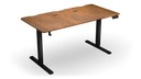 ENDORFY Atlas L Electric Dark Wood EY8E006-Desk Left Front View Countertop Touch Control Panel