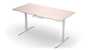 ENDORFY Atlas L Electric Light Wood EY8E005-Desk Left Back View Edge Desk Top Indentation Space Cables